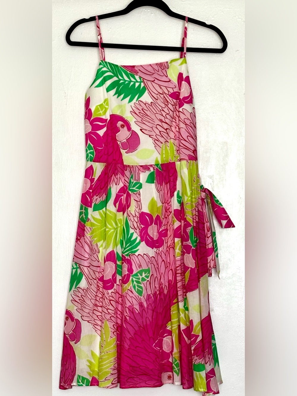 Lilly Pulitzer Ports of Caw Parrot Print Dress Size 2